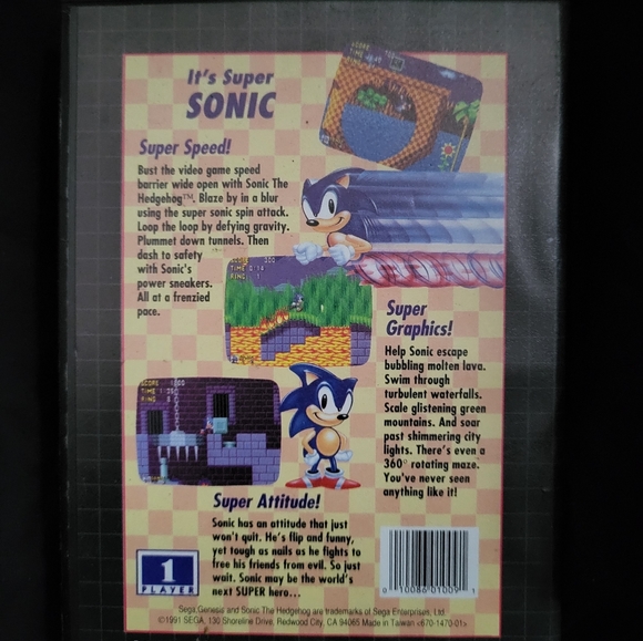 Original Sonic the Hedgehog (Promo - full game) - Picture 3 of 3
